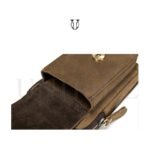 CNG02522003 Porta celular de cuero color Marron 9