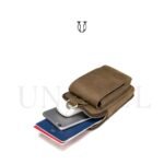 CNG02522003 Porta celular de cuero color Marron 4