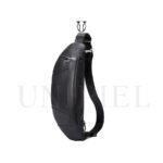CNG02722001 Canguro riñonera de cuero vacuno Negro 5