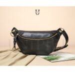 CNG04922001 Canguro riñonera de cuero vacuno negro 6