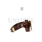 CNG01822003 Canguro riñonera de cuero vacuno Marron 3