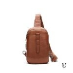 MHU03422005 Mochila canguro de cuero vacuno natural 1