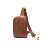 MHU03422005 Mochila canguro de cuero vacuno natural 2