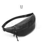 CNG04722001 Canguro Mochila de cuero vacuno Negro 2