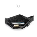 CNG04722001 Canguro Mochila de cuero vacuno Negro 3