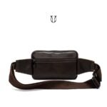 CNG01422002 Canguro riñonera de cuero vacuno moro 2