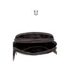 CNG01422003 Canguro riñonera de cuero vacuno marron 4