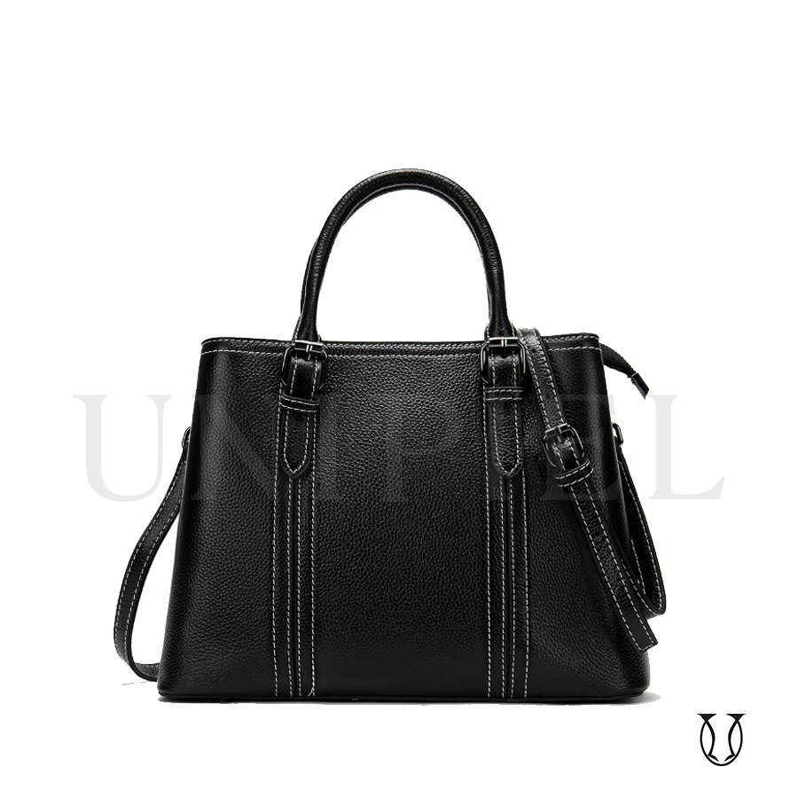 CRD07922044 Cartera de cuero vacuno Negro