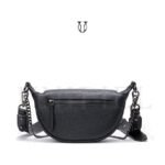 CRD09022001 Cartera morral de cuero vacuno Negro 2