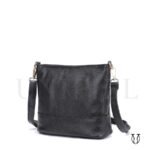 CRD10522001 Cartera morral de cuero vacuno Negro 7