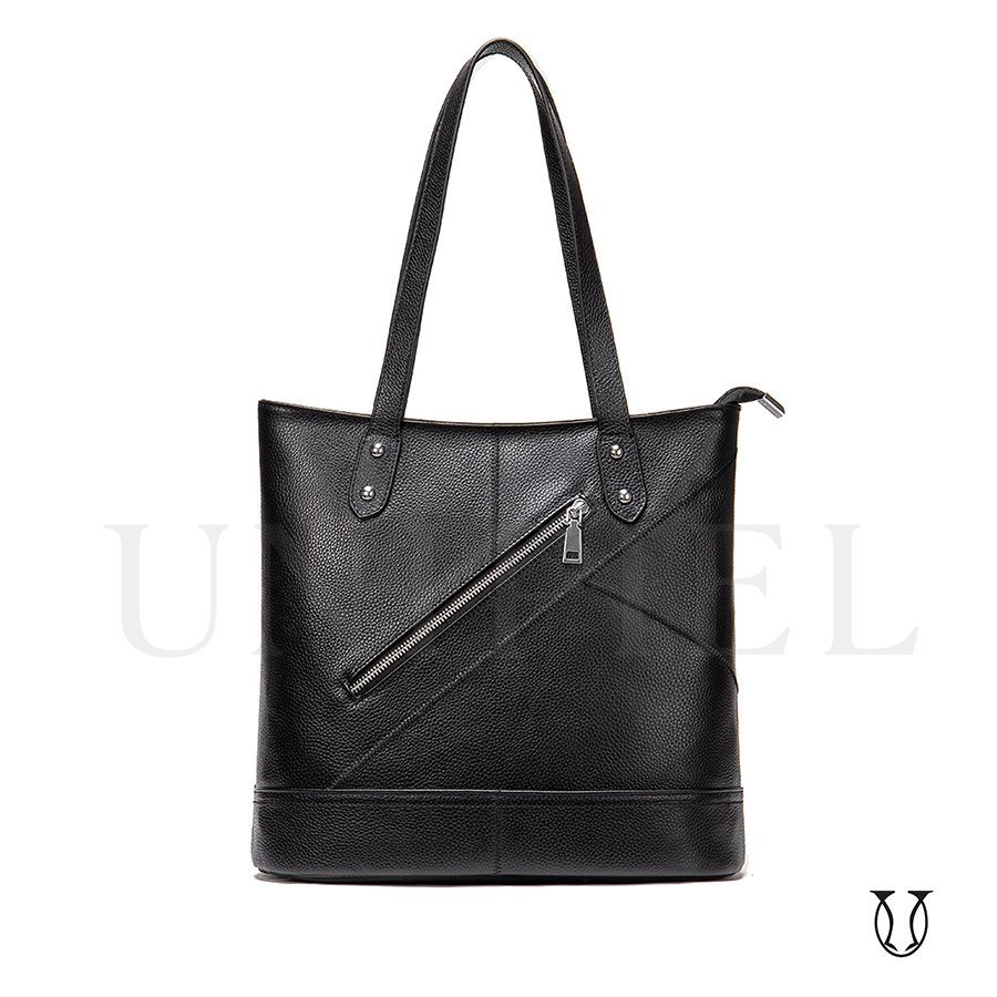 CRD11822001 Cartera bolso de cuero vacuno Negro
