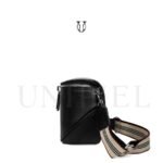 CRD18122001 Cartera de cuero vacuno Negro 4
