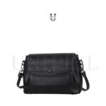 CRD18522001 Cartera de cuero vaguno negro 2