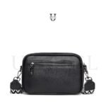 CRD19722001 Cartera de cuero vacuno Negro 3