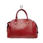 CRD21922012 Cartera de cuero vacuno Rojo 1