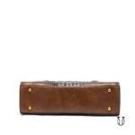 CRD07222030 Cartera de cuero vacuno Marron 4