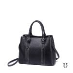 CRD07922044 Cartera de cuero vacuno Negro 2