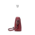CRD06022012 Cartera de cuero vacuno rojo 2
