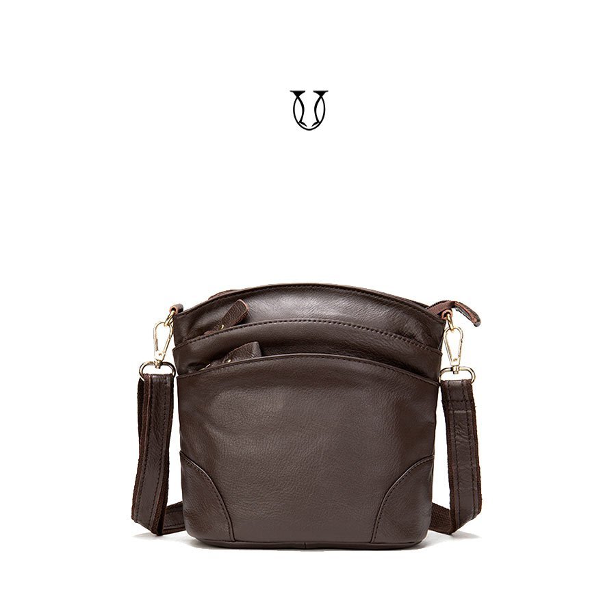 MRU08122002 Cartera morral de cuero vacuno Moro