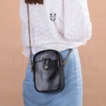 CRD11922001 Cartera morral de cuero vacuno Negro 4