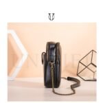CRD11922001 Cartera morral de cuero vacuno Negro 3