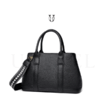 CRD16622001 Cartera de cuero vacuno color negro 2