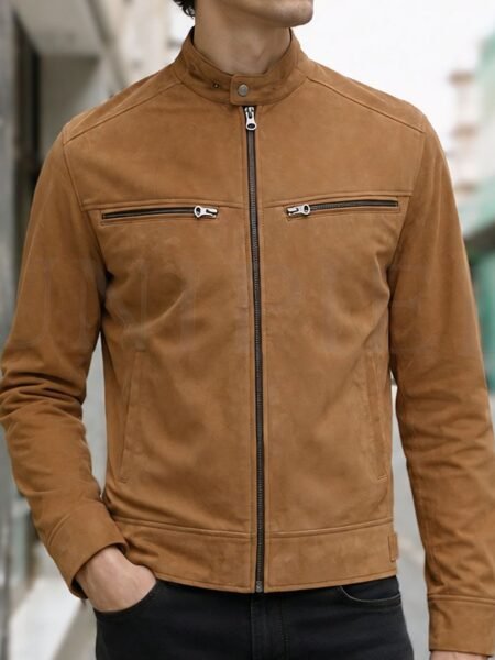 Casaca md Vector cuero guante ovino CSC11912232 Camel