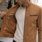 Casaca md Vector cuero guante ovino CSC11912232 Camel 3