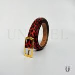 COD0012167 Correa cuero Res guante 1.5 color Rojo Animal Print 1