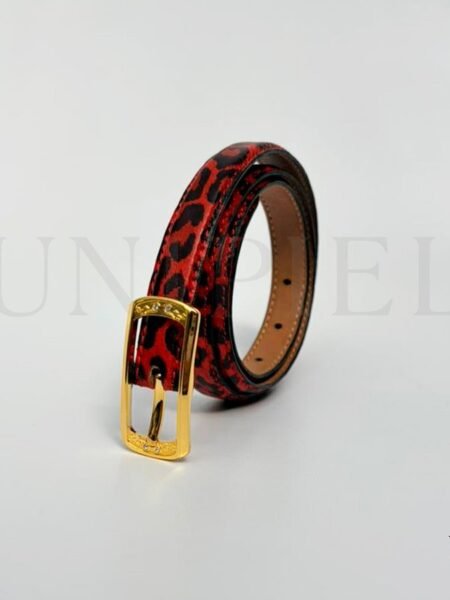 COD0012167 Correa cuero Res guante 1.5 color Rojo Animal Print