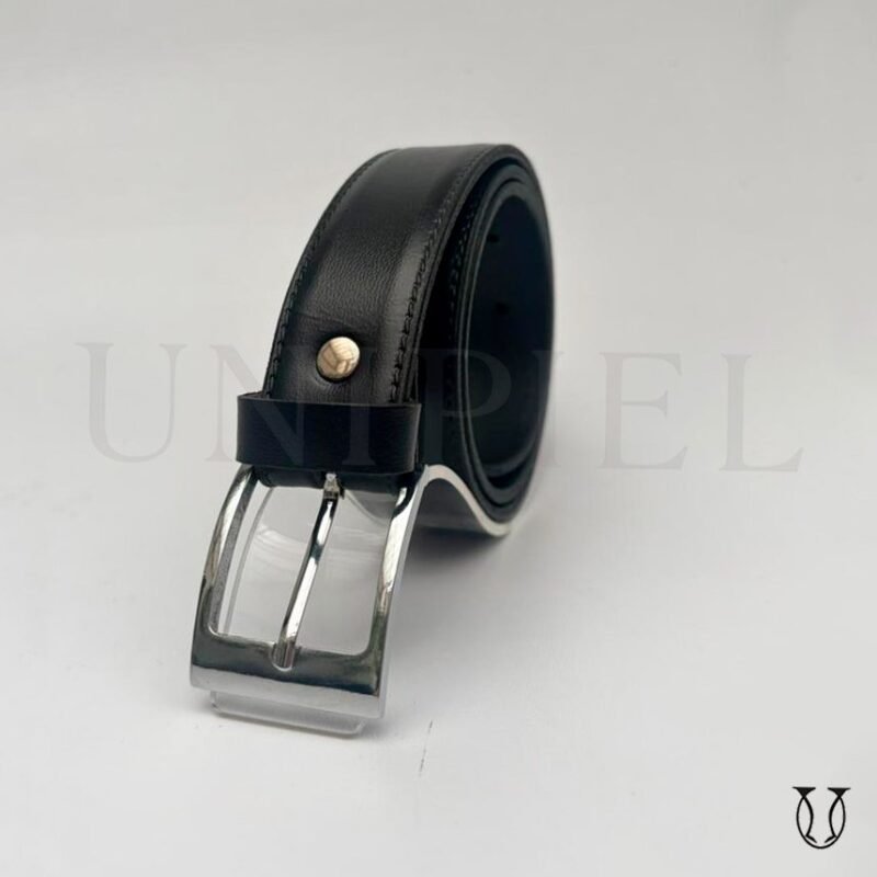 COA00231001 Correa cuero suela vacuno Md. adolescente color negro