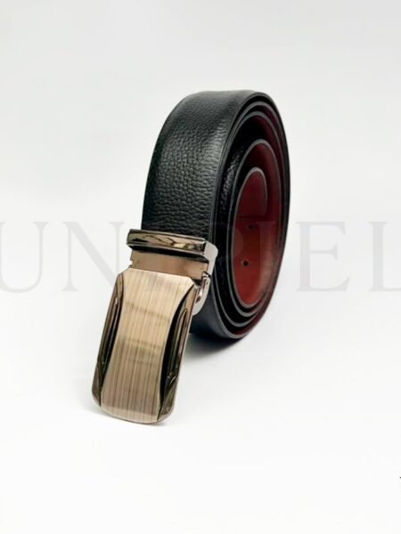 COC014201190 Correa cuero res hebilla reversible guante 3.5 Negro floter y guinda