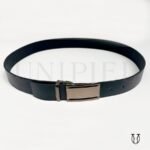 COC014201231 Correa cuero res hebilla reversible guante 3.5 Negro liso y negro floter 3