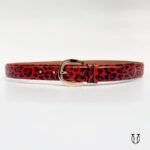 COD0042167 Correa cuero res guante 3.0 color Rojo animal print 2