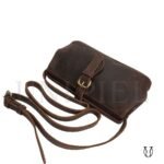 CRD23922003 Cartera de Cuero de Res Marrón 2