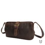 CRD23922003 Cartera de Cuero de Res Marrón 4