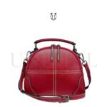 CRD24222012 Cartera de Cuero Vacuno Rojo 1