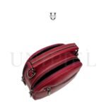 CRD24222012 Cartera de Cuero Vacuno Rojo 4