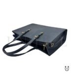 CRD25722006 Cartera/ Bolso de Cuero Siena Azul 4
