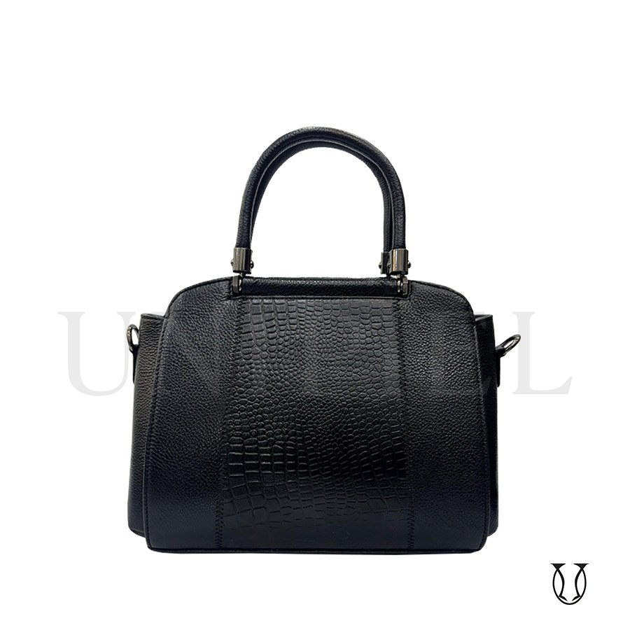 CRD25822001 Cartera de Cuero Md. Karma Negro