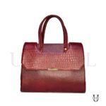 CRD26122012 Cartera de Cuero Md. Shanti Rojo 1