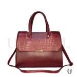 CRD26122012 Cartera de Cuero Md. Shanti Rojo 2