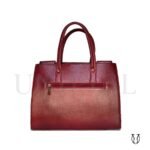 CRD26122012 Cartera de Cuero Md. Shanti Rojo 3