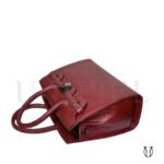 CRD26222010 Cartera de Cuero Md. Lock Guinda 5