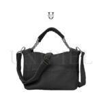 CRD27522001 Cartera de Cuero Negro 4