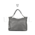 CRD27522226 Cartera de Cuero Gris 1