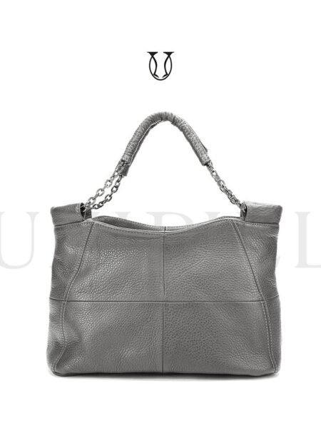 CRD27522226 Cartera de Cuero Gris