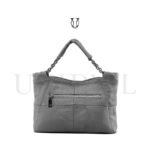 CRD27522226 Cartera de Cuero Gris 3
