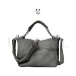 CRD27522226 Cartera de Cuero Gris 4