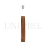 CRU00822032 Carpeta Cuero A4 Con Cierre Natural Jaspeado 4